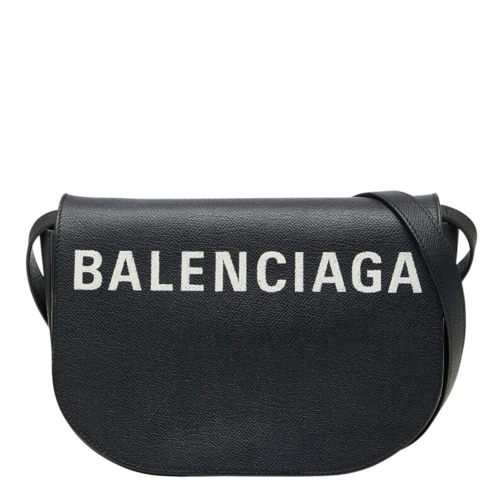 Balenciaga Ville Crossbody Bag Black Leather